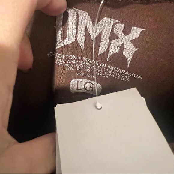 NWT DMX unisex tee size large in brown - Picture 3 of 5